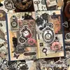 Infeel.Me Serie Cápsula del Tiempo Papel Japonés/Papel de Escritura Paquete de Materiales Decorativos DIY para Diarios, 4 Tipos