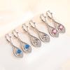 Pendientes Colgantes de Moda Nacional Personalizados Joyería para Orejas de Mujer Lindos de Comercio Exterior Transfronterizo Pendientes de Zirconia con Sonido Vibratorio