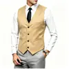 Chaleco casual para hombre 2026 transfronterizo, estilo coreano, corte ajustado, sin mangas, al por mayor