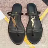 Sandalias Planas de Metal con Hebilla para Mujer, Verano, Punta Redonda, Transpirables y de Secado Rápido