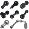Suporte para Transmissão ao Vivo de Celular Acessório em Forma de Bola Base de Ajuste Rotativo Parafuso 1/4 3/8 13 15 17 20 25 Cabeça de Bola Liga de Alumínio