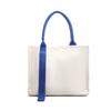 Bolso de hombro logo estampado cinta bolsa de regalo unidad de negocio escolar bolso de lona estampado bolso tote de mano
