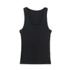 ZA Comercio Exterior Transfronterizo Europa Ropa de Mujer AliExpress Venta Caliente Temperamento Moda Trendy Sin Mangas Multicolor Chaleco de Punto