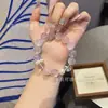 Pulsera Original Nueva de Amatista Natural de Círculo Único Pulsera de Cristal con Forma de Fuego Púrpura Nueve Estilo Dulce para Mujeres