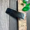 Grampo Simples de Ébano Preto, Presilha de Pato de Madeira Discreta para o Dia a Dia, Grampo Requintado para Franja de Cabelo Curto, Acessório de Cabelo Lateral para Mulheres em Qipao