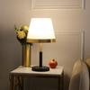 Lámpara de mesa de noche para dormitorio romántico, lámpara de estilo europeo, lámpara de mesa de noche para sala de estar de hotel, estilo nórdico, interruptor de botón, de escritorio, para uso doméstico