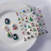 Fábrica de stickers tridimensionales en relieve 5d stickers de uñas impermeables los niños pueden usar calcomanías de conejito de fresa lindas