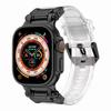 Correa de Reloj Explorer de TPU y Acero Inoxidable Adecuada para Apple Watch 9 10 11 iWatch Ultra de 49 mm