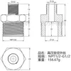 Conector de Acero Inoxidable 304 de Alta Presión con Rosca Externa, Conector Hexagonal Recto Pasante para Tubo de Aceite Engrosado, Conector de Alambre Doble Extremo de Diámetro Variable