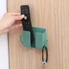 Estante de almacenamiento para teléfono móvil junto a la cama, soporte de pared para teléfono móvil, caja de almacenamiento adhesiva para controles remotos de TV y aire acondicionado