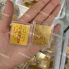 Adesivo de Celular Folha de Ouro Estilo Shuibei, Amuleto Carteira de Celular Tesouro da Riqueza, Folha de Ouro Estilo Shuibei