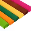 Papel Crepé de Colores Hecho a Mano Material para Flores de Papel DIY Rosa de Papel Papel Telescópico Papel Rizado Flor Hecha a Mano para Jardín de Infancia