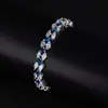 Pulsera de Zirconia Gota de Agua de Alta Gama con Estilo de Nicho, Lujo Ligero, Sensación Sofisticada, Diseño Simple y Versátil para el Trayecto al Trabajo
