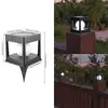 Luces solares de poste para exteriores en caminos, luces solares de suelo para césped de jardín, luces solares para patio de casa en villas