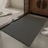 Alfombrilla de Baño de Color Sólido Simple Transfronteriza Temu Dropshipping Alfombrilla de Piso de Lodo Diatomeas Hogar Inodoro Resistente al Desgaste Felpudo de Entrada