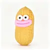 Bloque de construcción popular y divertido transfronterizo, arcilla de cacahuete squishy, juguete para aliviar el estrés con diseño realista de fruta