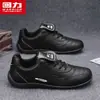 Zapatos Huili Agan para hombre, colección de otoño, parte superior de cuero, estilo de entrenamiento alemán, alta gama, ligeros, zapatillas blancas, antideslizantes, adecuados para carreras y golf