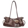Bolso Tote Retro de Gran Capacidad para Mujer Versátil Sensación de Alta Gama Bolso de Hombro Otoño/Invierno Nuevo Estilo Coreano Casual
