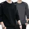 Envío RápidoCamiseta de Manga Larga con Cuello Redondo, Holgada y Gruesa, para Otoño e Invierno, Tallas Grandes