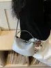 Bolso de Mano Chic Cotidiano Estilo Coreano, Bolso de Hombro Cruzado Fresco y Dulce de Nicho Tendencia, Bolso de Albóndiga Moderno y Único