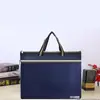 Bolsa para Archivos B4 A4 Tela Oxford Bolsa para Documentos Bolsa de Conferencia Clase de Capacitación Impresión Personalizada LOGOTIPO Gran Capacidad Portátil Maletín de Hombre