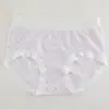 Panty triangular de algodón modal antibacteriano sin costuras en la entrepierna, directo de fábrica, para mujeres de talla grande, ropa interior femenina de cintura media que levanta los glúteos
