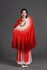 Abanico de Danza Wanjiang Seda Roja Aumentar Largo Cuadrado Danza Clásica Abanico de Seda Jiuer Accesorios de Actuación