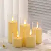 Vela LED Digital Acrílica Simulada Luz de Vela Concerto com Velas Roteiro para Killing Props Luz de Ambiente Vela de Natal