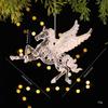 Los Colgantes de Navidad de Alta Gama Más Populares de Amazon Decoraciones Navideñas Árbol de Navidad Cristal PC Colgante Adornos Colgantes