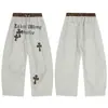 Ah Marca 2025 Versión Coreana Parche Bordado Decoración Regular Juvenil Moderno Casual Pantalones Joggers Suministro al por Mayor