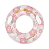 Anel Flutuante Inflável Popular Novo Girassol com Lantejoulas para Piscina de Verão Entretenimento Anel de Natação Cartoon de PVC Espessado