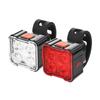 Farol de bicicleta ao ar livre luz de cauda luz de iluminação impermeável Road brake luz de aviso de mountain bike conjunto de luzes