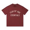 Essentials Hhh Marca Tendência Estilo Americano Verão Estampa de Letra Solta Casual Manga Curta Camiseta para Homens e Mulheres Ins