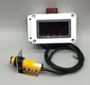 Pantalla Grande Sensor Infrarrojo Temporizador Sensor de Cuerpo Humano Carrera de Lanzadera Equipamiento de Competición Prueba de Tiempo Alarma Bricolaje