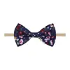 Diadema Floral con Lazo Estilo Retro Europea y Americana Pequeña Fresca y Sencilla Diadema para el Cabello Infantil Fabricante Transfronterizo