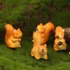 Micropaisaje de musgo, muñeco de ardilla adorable y creativo, para jardinería, paisajismo, bricolaje, decoraciones, accesorios, miniadornos.