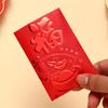 Mini Bolsas Rojas para la Suerte y la Fortuna, Paquetes Rojos Pequeños para Monedas con Palabras Felices para Regalo de Bloqueo de Puerta de Boda Bolsas de Dinero 2027