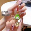 Colgante Llavero Gato de la Suerte Dorado Cordón para Teléfono Móvil Gato de la Suerte Campana Dibujo Animado Linda Bolsa Accesorios Femeninos