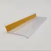 Portaetiquetas Autoadhesivo Plano Caja de Almacenamiento Etiquetas de Clasificación de Oficina Estantería de Supermercado Clips Transparentes de Identificación Tiras de Precio para Tarjetas