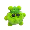 Pelota de Peluche Linda Peluche Bola de Carbón Falsa Colgante de Bolso Muñeca Colgante Muñeca de Dibujos Animados Llavero de Coche Regalo