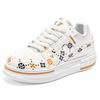 Sapatos Masculinos Outono Nova Marca Tendência Design de Nicho Esportivos e Casuais para Jovens Tênis Fashion Sapatos Brancos de Solado Grosso