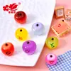 Acessórios de Resina de Maçã Coloridos Luminosos Engraçados de Novo Produto de Natal para Véspera de Natal Decorações Pequenas Decorativas DIY
