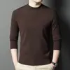 El suéter de lana Puyuan es lavable a máquina, lana australiana finamente hilada, nuevo modelo de otoño e invierno 2026 para hombre, suéter de lana de cuello medio alto para hombre