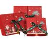 Caja Ciega Navideña de 24 Compartimentos Caja de Regalo Caja de Calendario de Adviento de Cuenta Regresiva Caja Sorpresa Navideña Caja Vacía