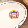 Broche Sanrio Dibujo Animado Lindo Kuromi Cinnamon Dog Pacha Dog Insignia de Metal Ropa para Hombre y Mujer Accesorios para Bolsa