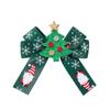 Pasador de lazo de cinta de copo de nieve de Navidad transfronterizo nuevo Festival de la Cinta de Año Nuevo accesorio para el cabello para niños versátil 3840