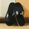 Chinelos Abertos para Primavera e Outono, Uso Doméstico Interno para Casais, Chinelos de Algodão Antiderrapantes para Homens e Mulheres, Veludo Cotelê no Atacado