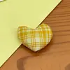 Accesorios para Joyería de Corazón a Cuadros Retro Estrella de Cinco Puntas DIY Pasador para el Cabello Zapatos y Calcetines Accesorios para el Cabello Bolsas Broches de Tela