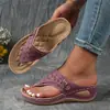 Venta minorista de envío directo transfronterizo de nuevas chanclas de cuña de verano, a la moda y versátiles, ligeras, cómodas, frescas y transpirables