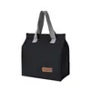 Bolsa de almuerzo conveniente, bolsa aislada de gran capacidad, bolsa de almuerzo para trabajadores de oficina, bolsa de almuerzo portátil de papel de aluminio, venta al por mayor